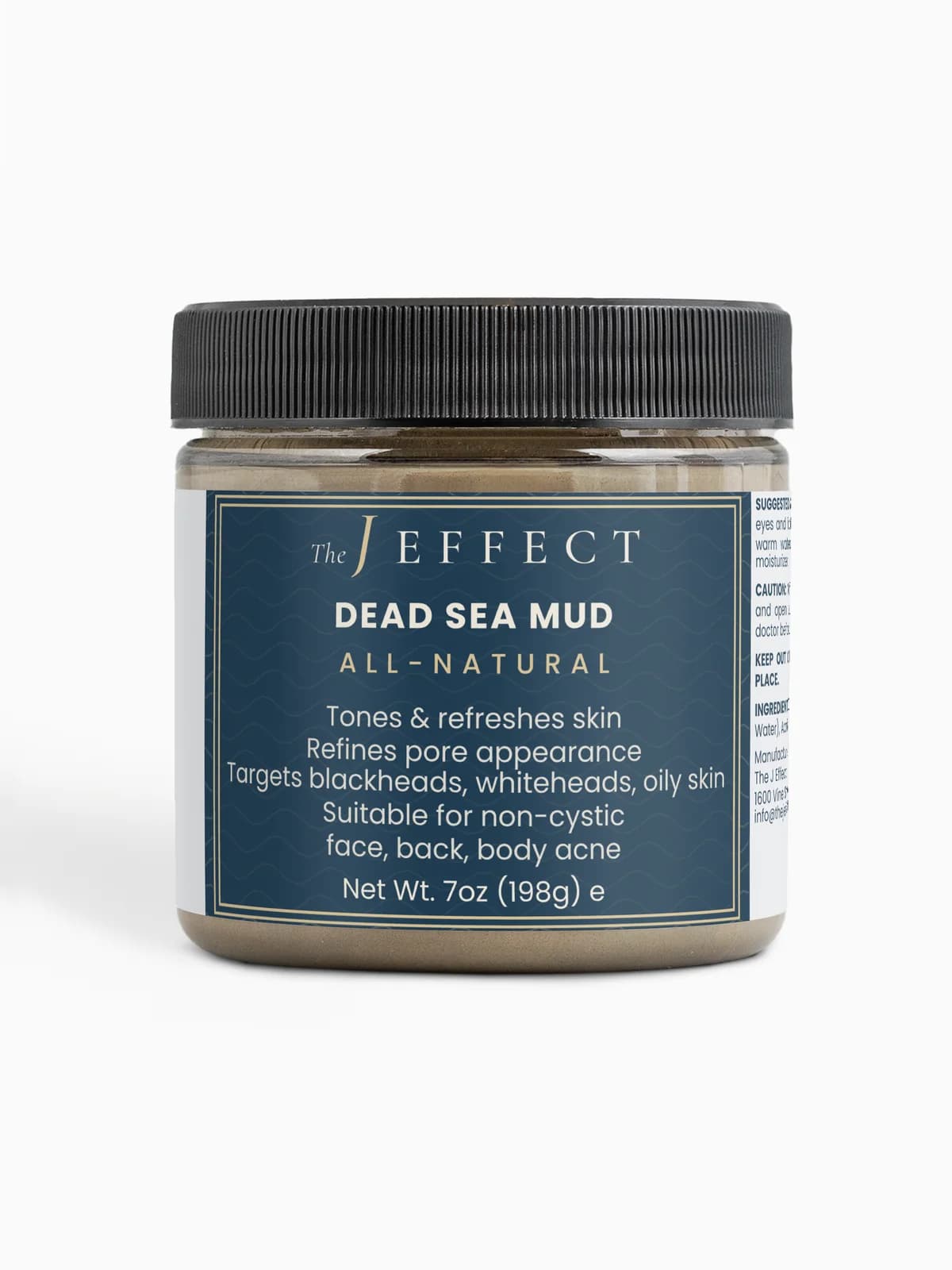 Deep Earth Pure Dead Sea Mud Mask by The J Effect, 7 oz / 198 g