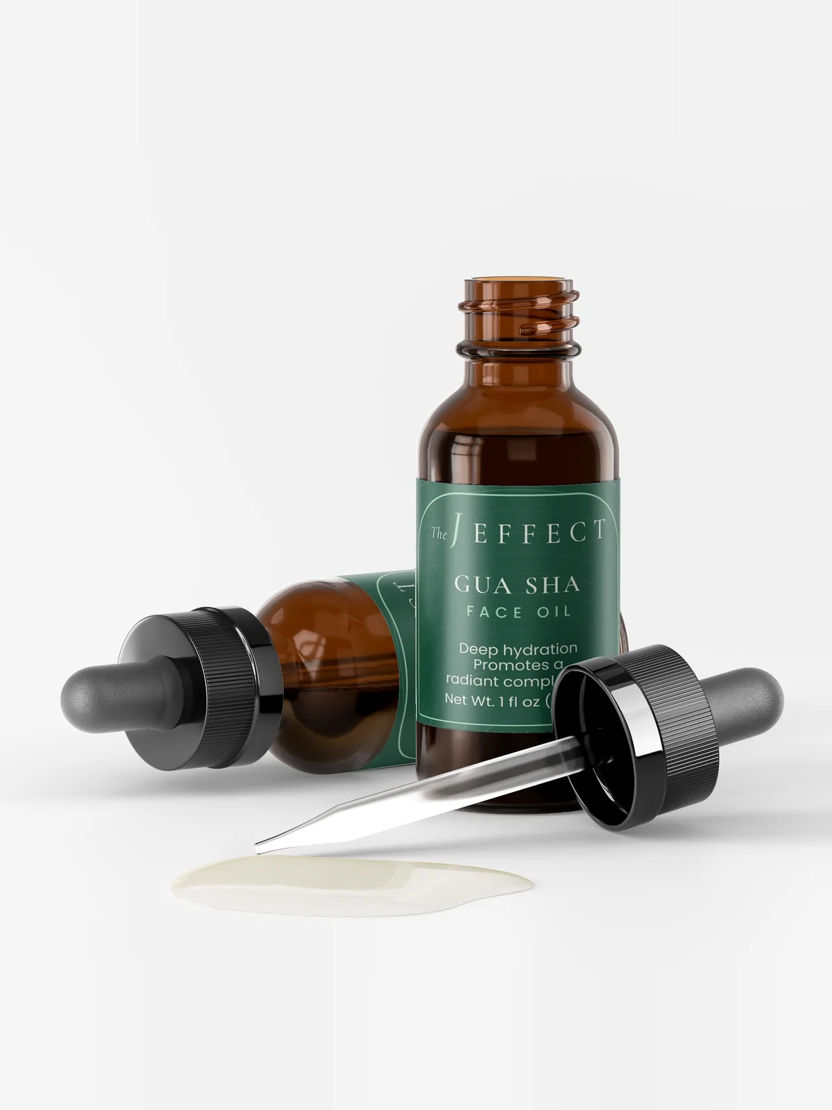 Ritual Glide with key ingredients: Rosehip Oil, Camellia + Baobab Oils, Ginseng Root + Coffee Oil