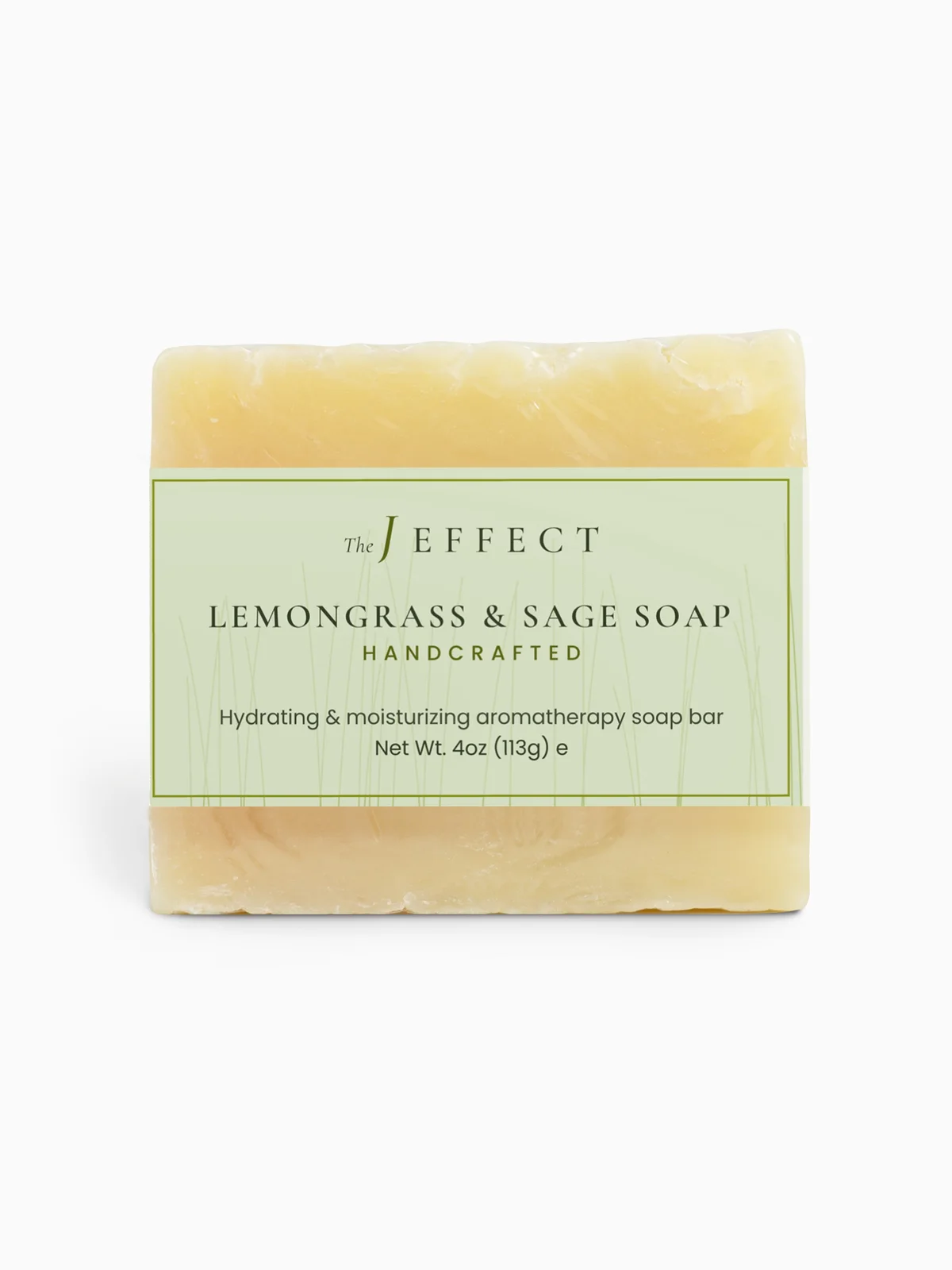 Wild Sage Lemongrass & Sage Bar by The J Effect, 4 oz / 113 g