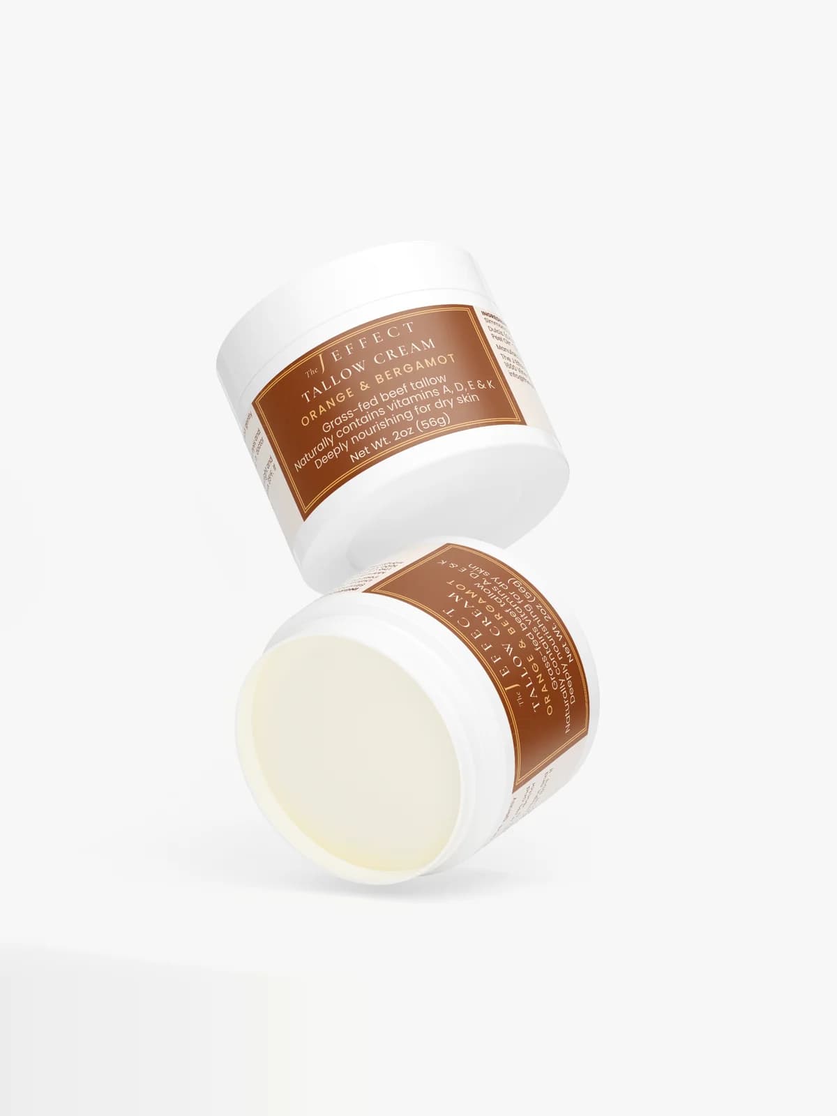 How to use Citrus Grove tallow cream: warm a small amount on your fingertips